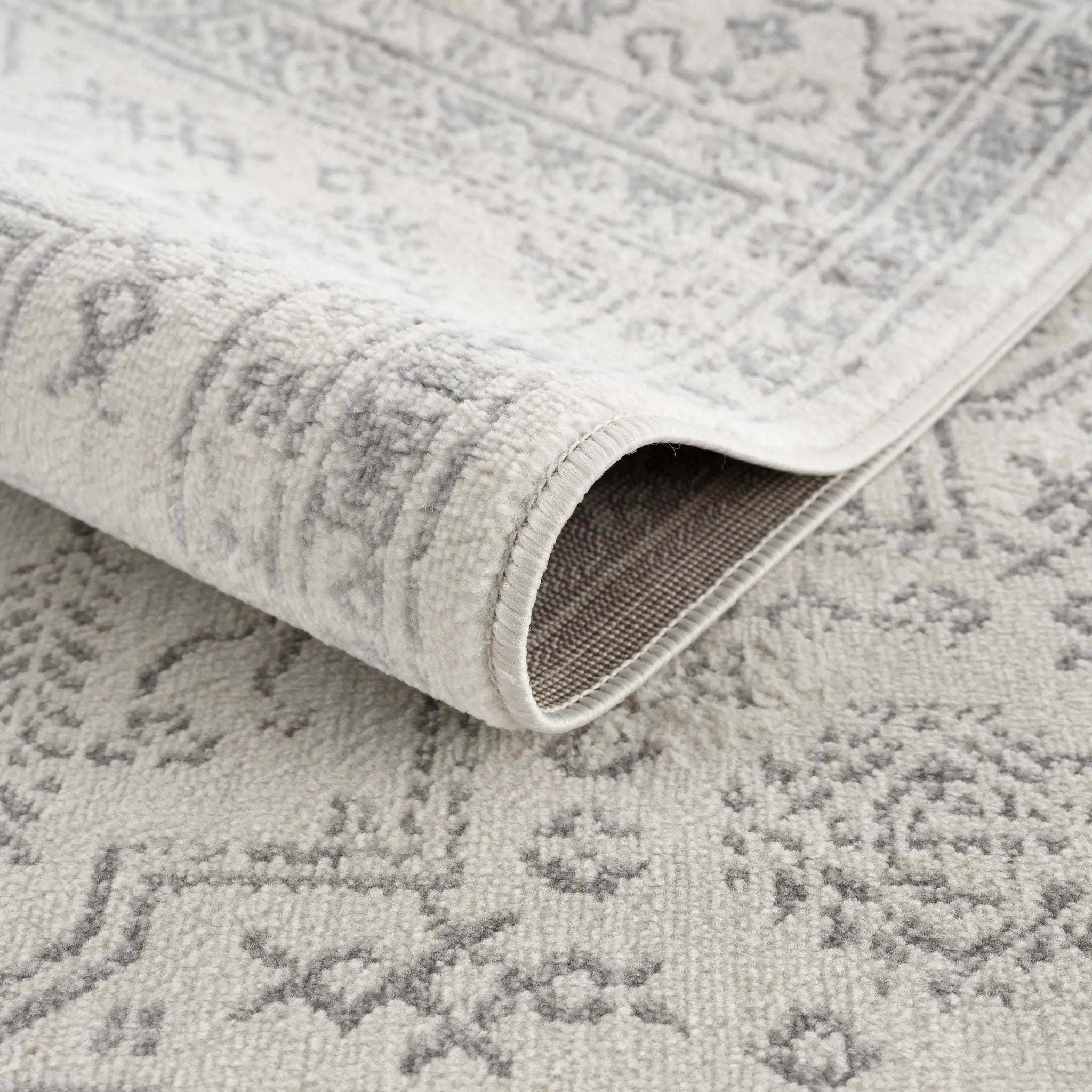 Tigried Ivory & Gray 2323 Area Rug - Clearance by Boutique Rugs