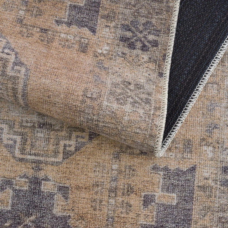 Carrabelle Peach Washable Area Rug - Clearance by Boutique Rugs