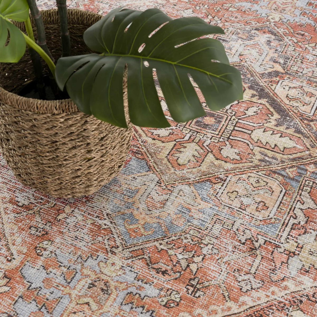 Eira Distressed Washable Rug - Clearance, photo 11 of 12