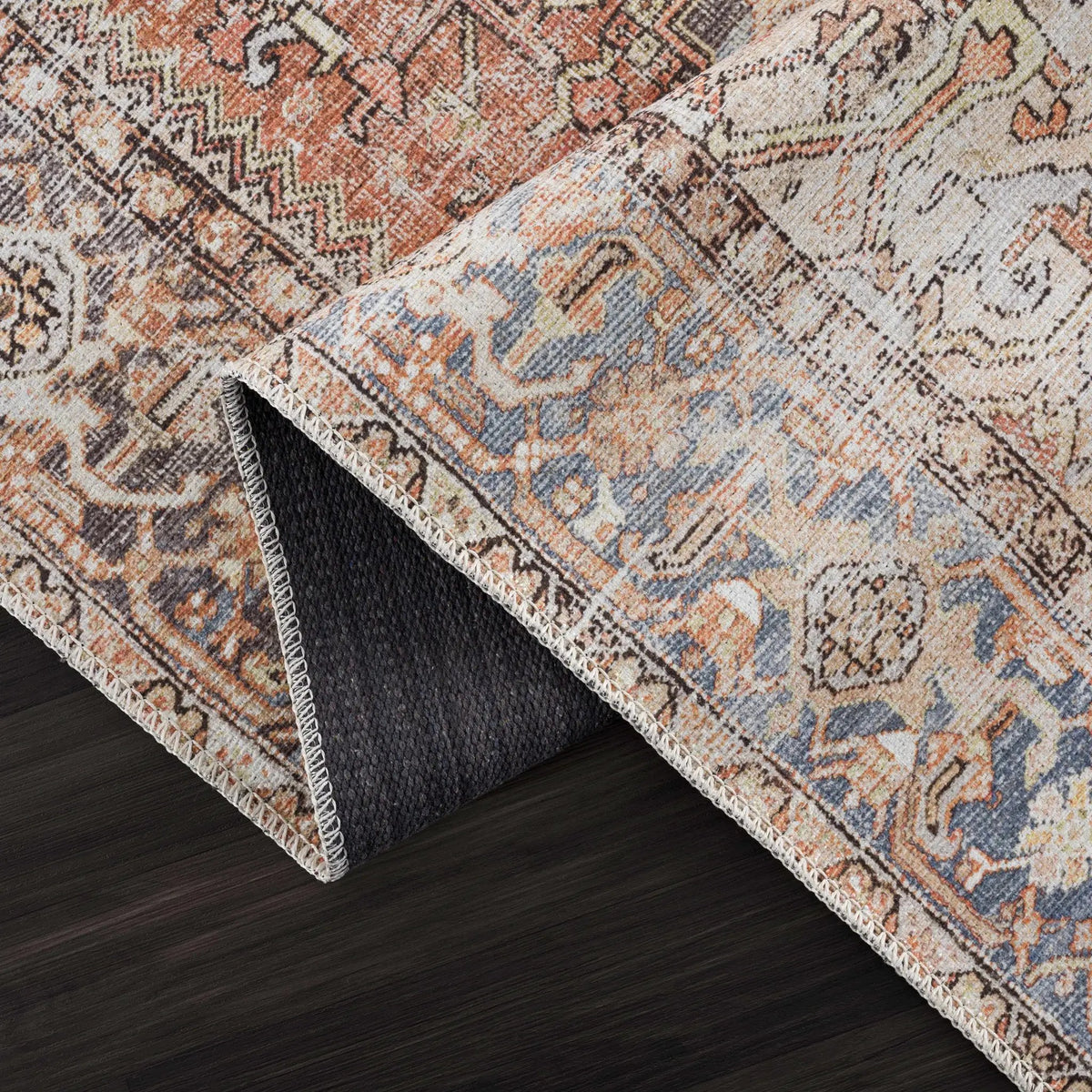 Eira Distressed Washable Rug - Clearance, photo 6 of 12