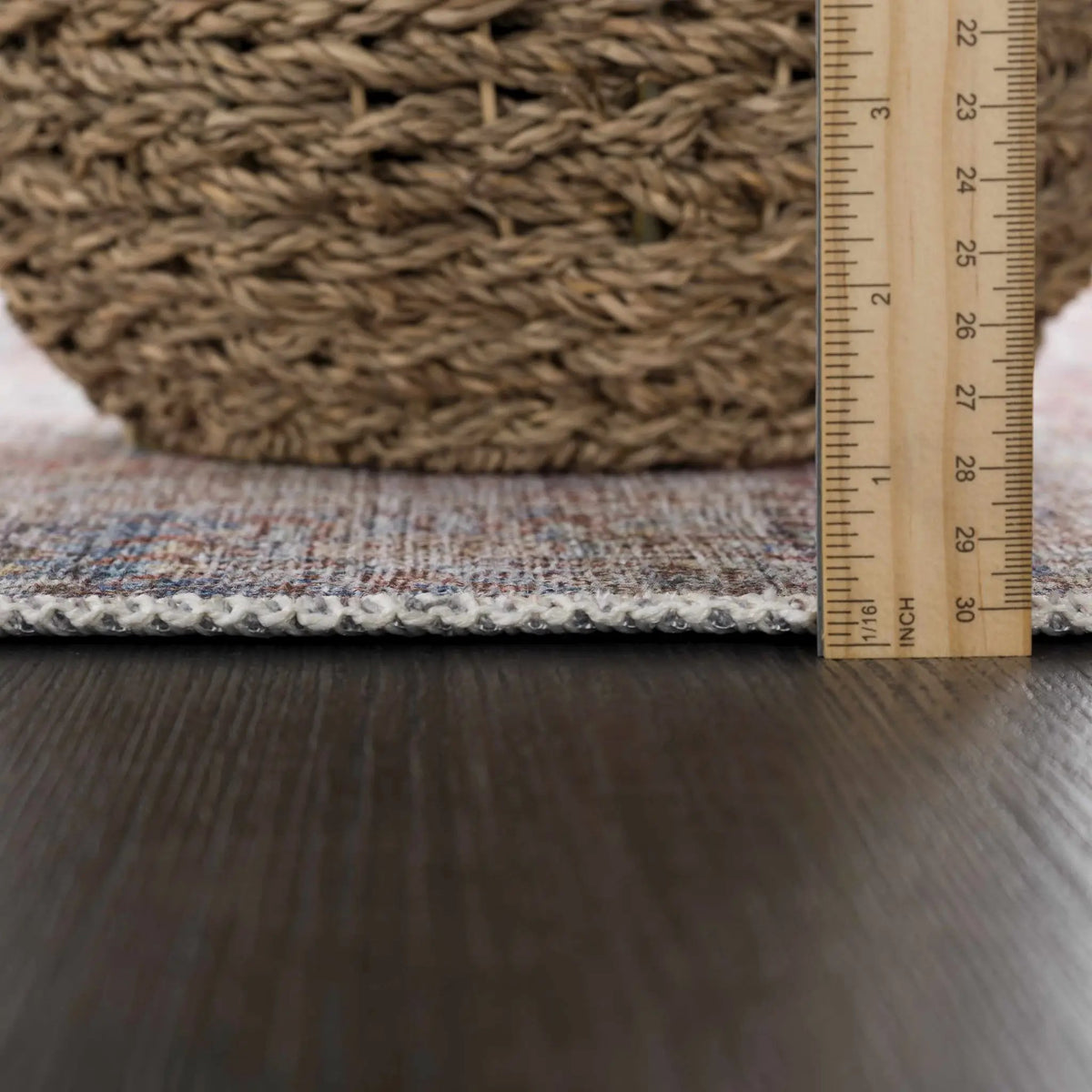 Rust Elki Vintage Medallion Washable Area Rug - Clearance, photo 12 of 12