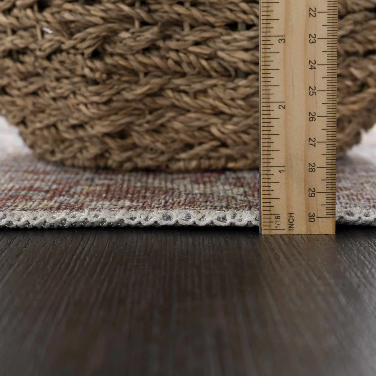 Rust Mair Traditional Washable Area Rug - Clearance, photo 10 of 12