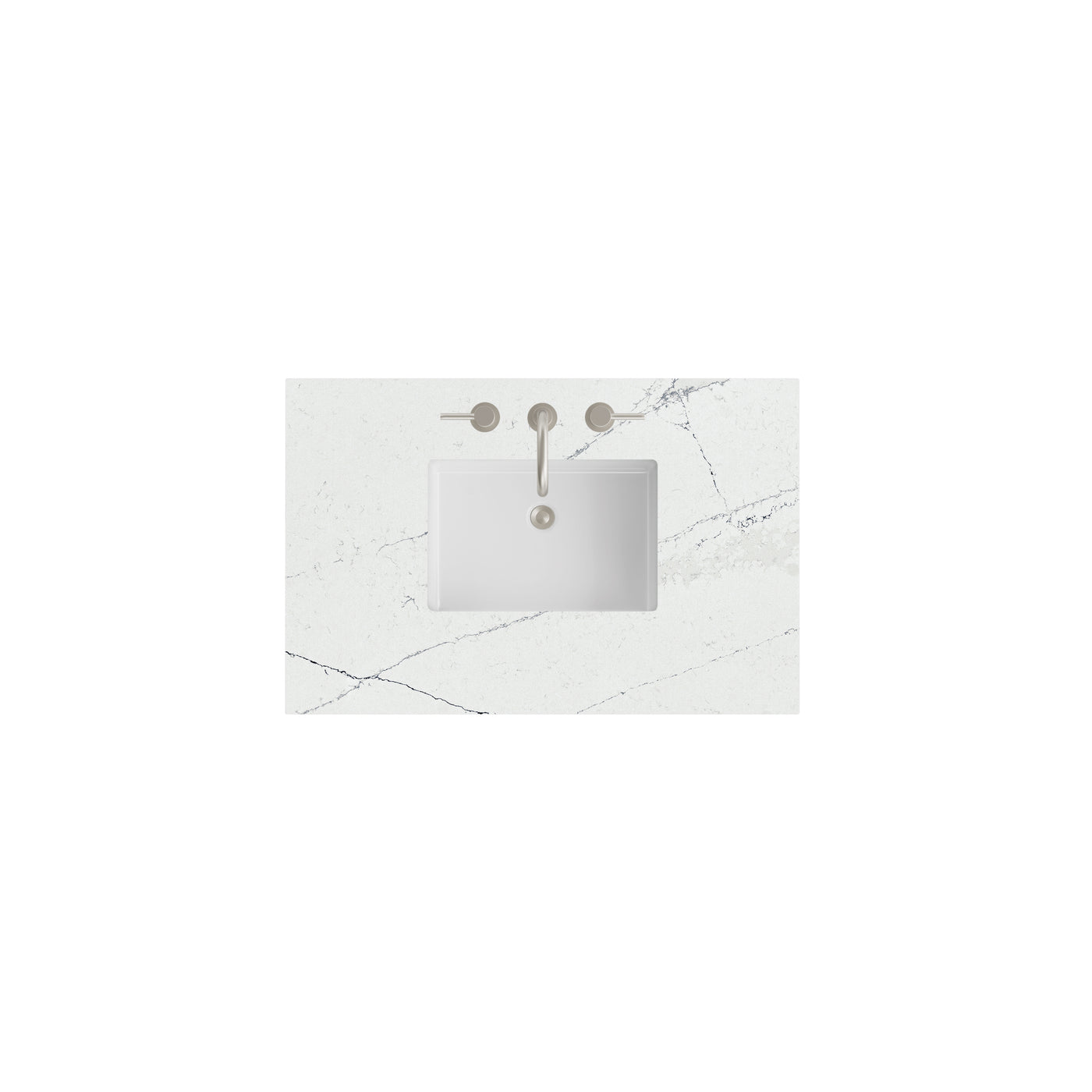James Martin 36" Single Vanity Top with Ethereal Noctis countertop