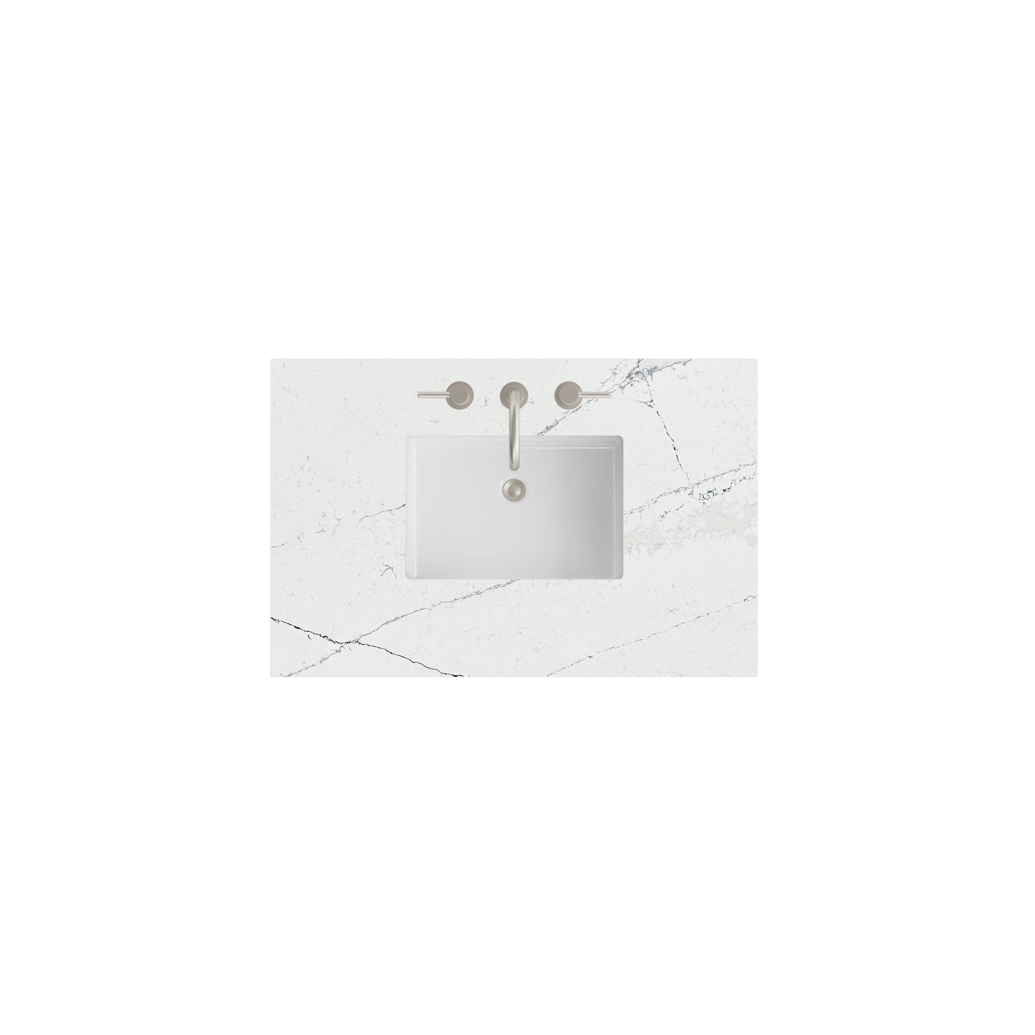 James Martin 36" Single Vanity Top with Ethereal Noctis countertop