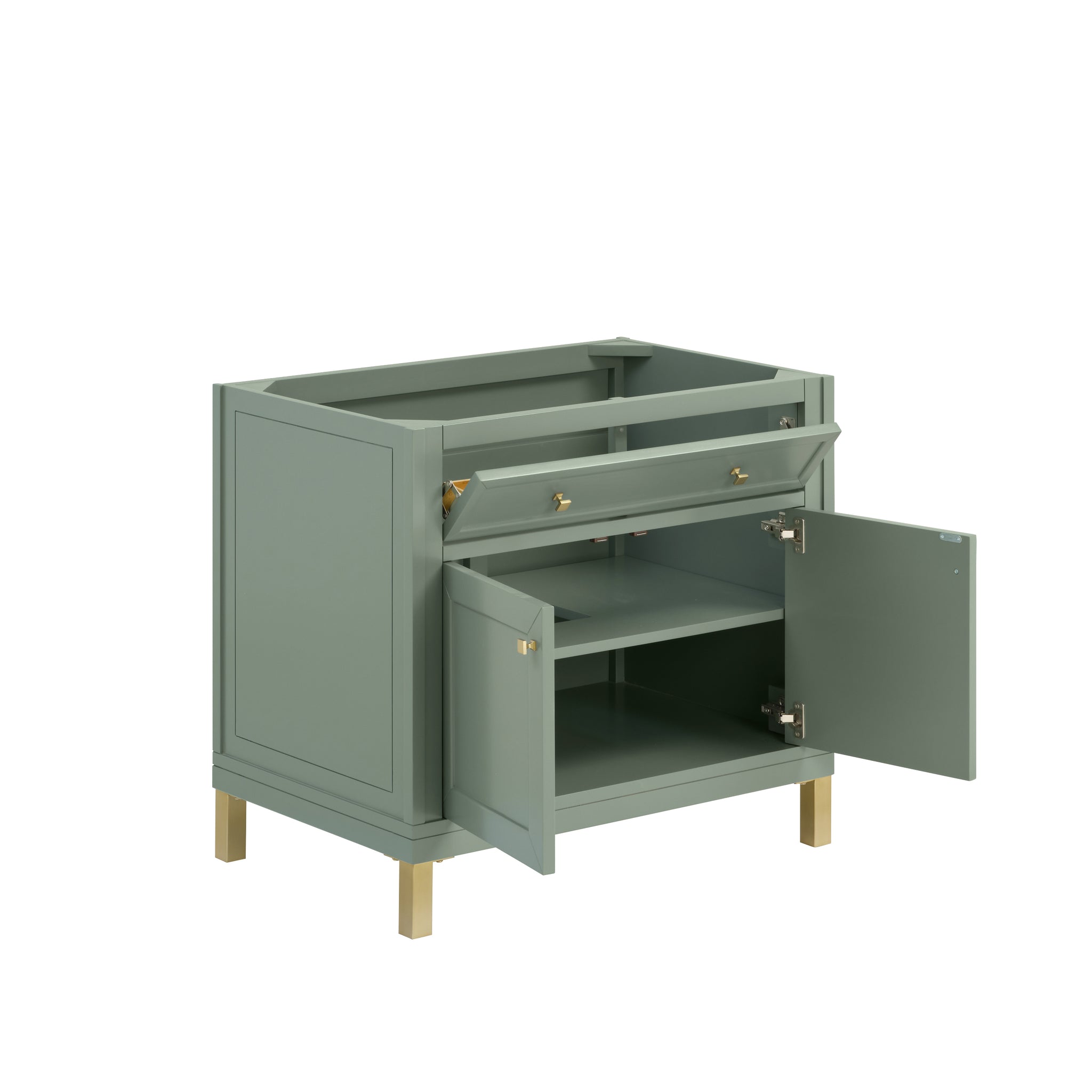 James Martin Chicago 36" Single Bathroom Vanity, Smokey Celadon, view 16