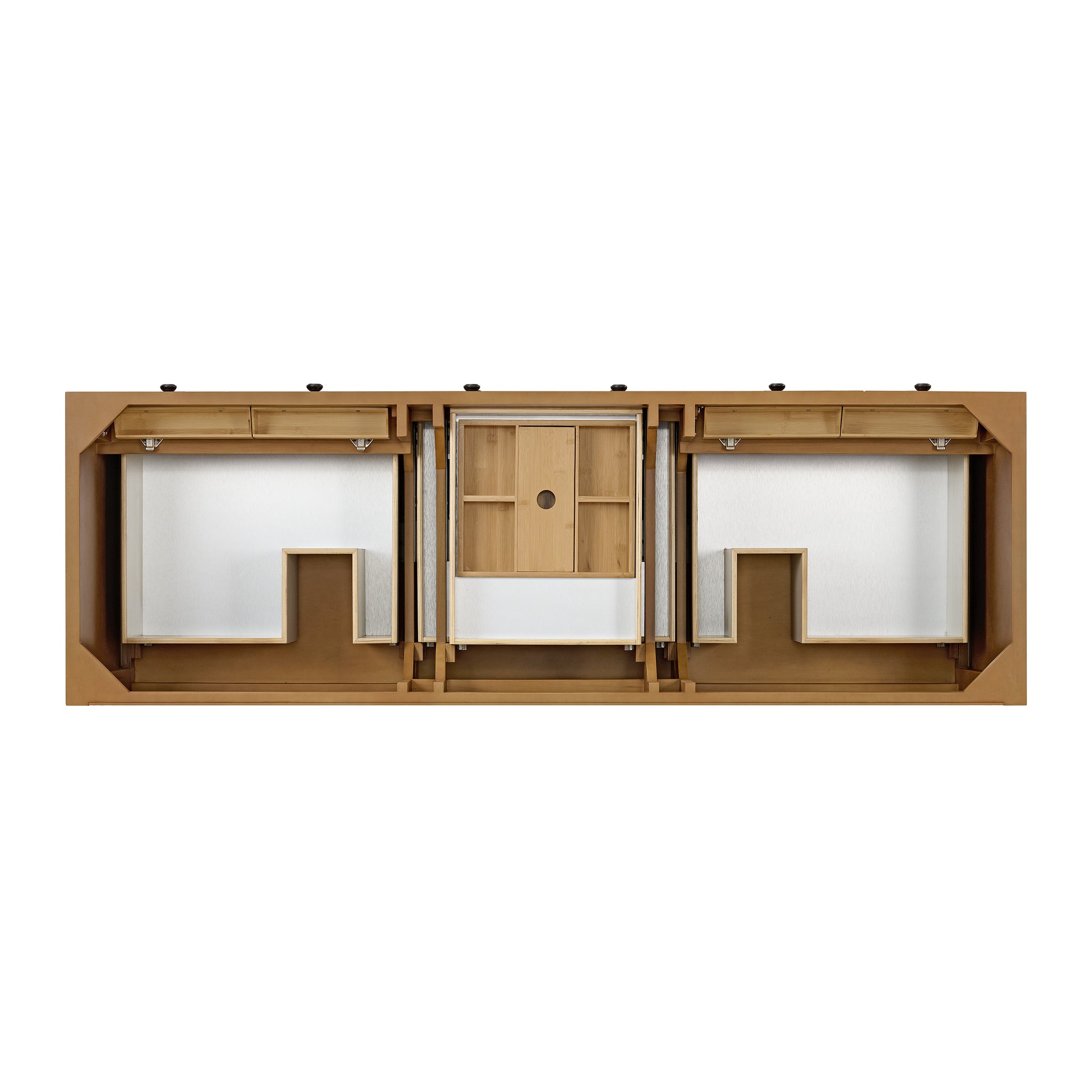 James Martin Malibu 72" Double Bathroom Vanity, Amber Birch, view 20