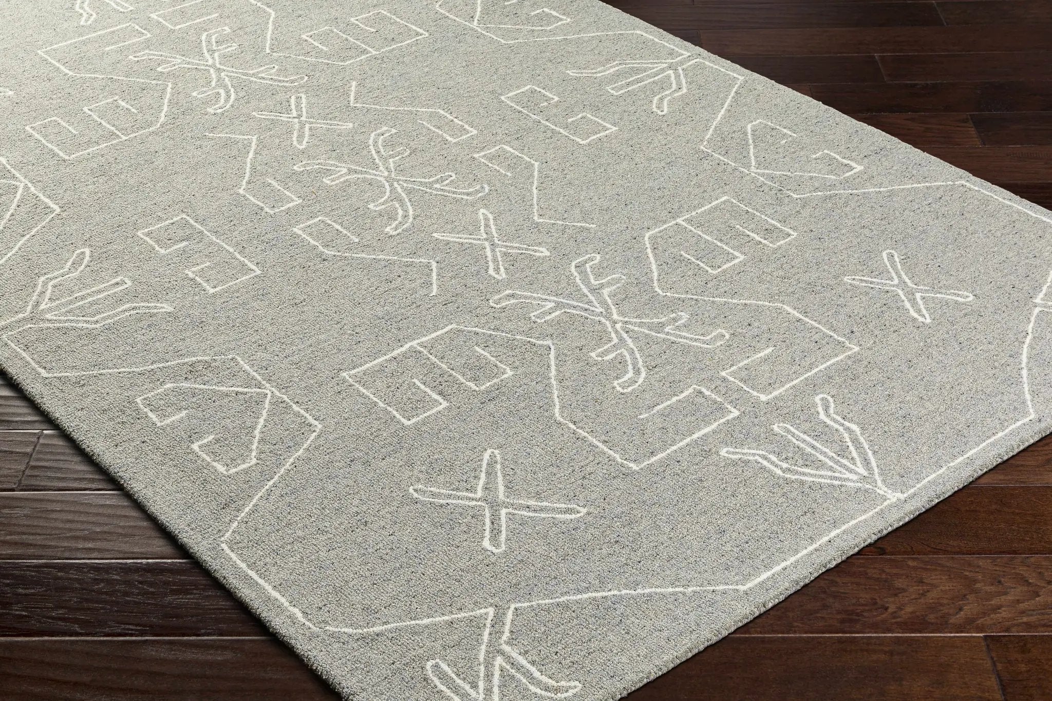 Duard Modern Wool Rug - Clearance by Boutique Rugs