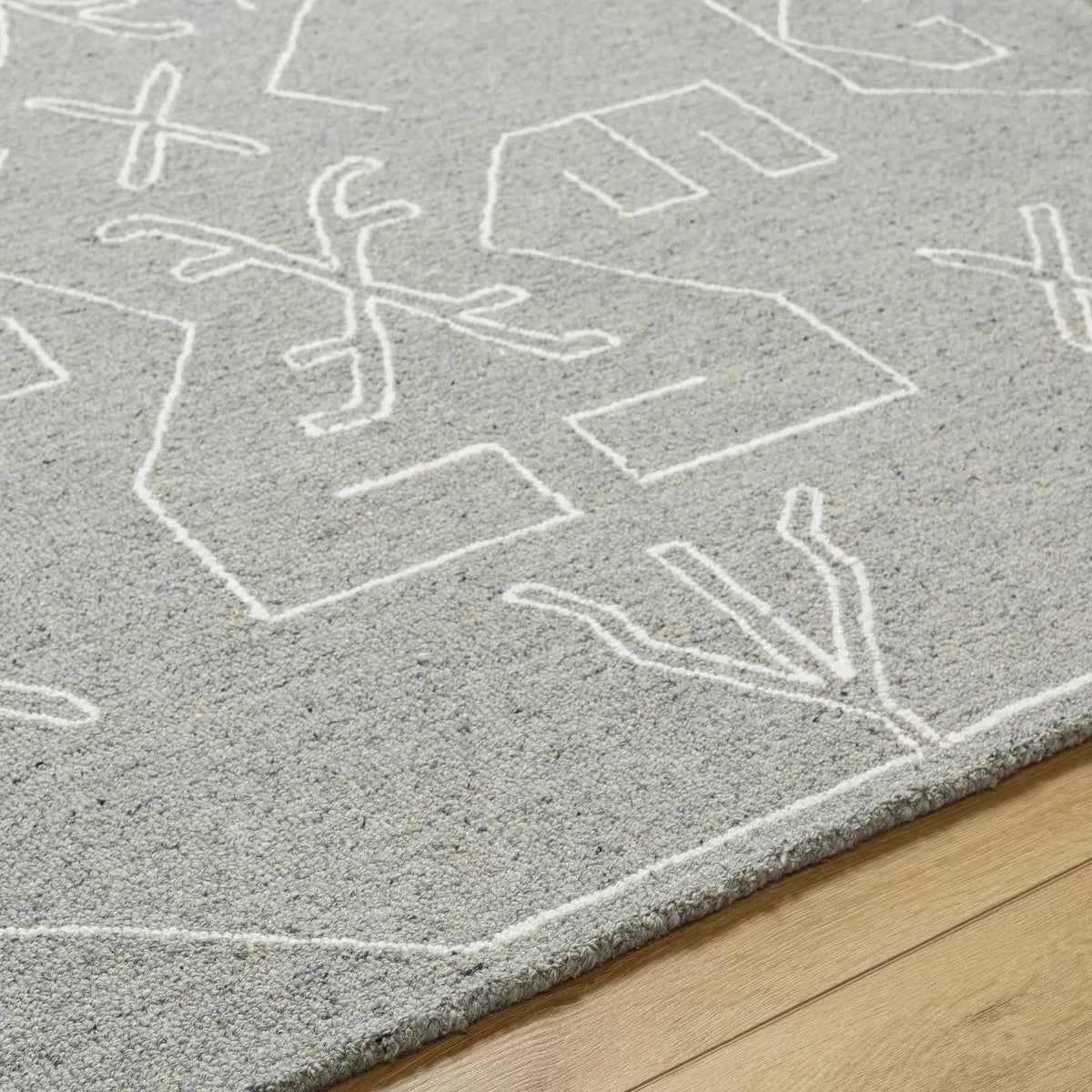 Duard Modern Wool Rug - Clearance, detail 3