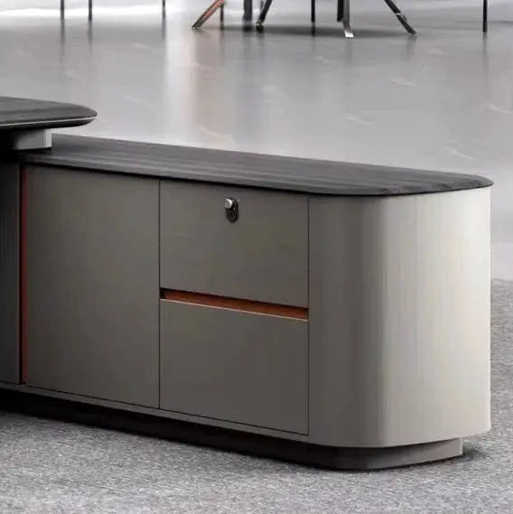 Verum · Modern L-Shaped Executive Desk by Arc Grove