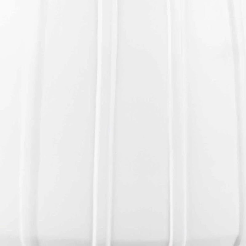 Dunguan White Ribbed Wood Outdoor Planter - Clearance by Boutique Rugs