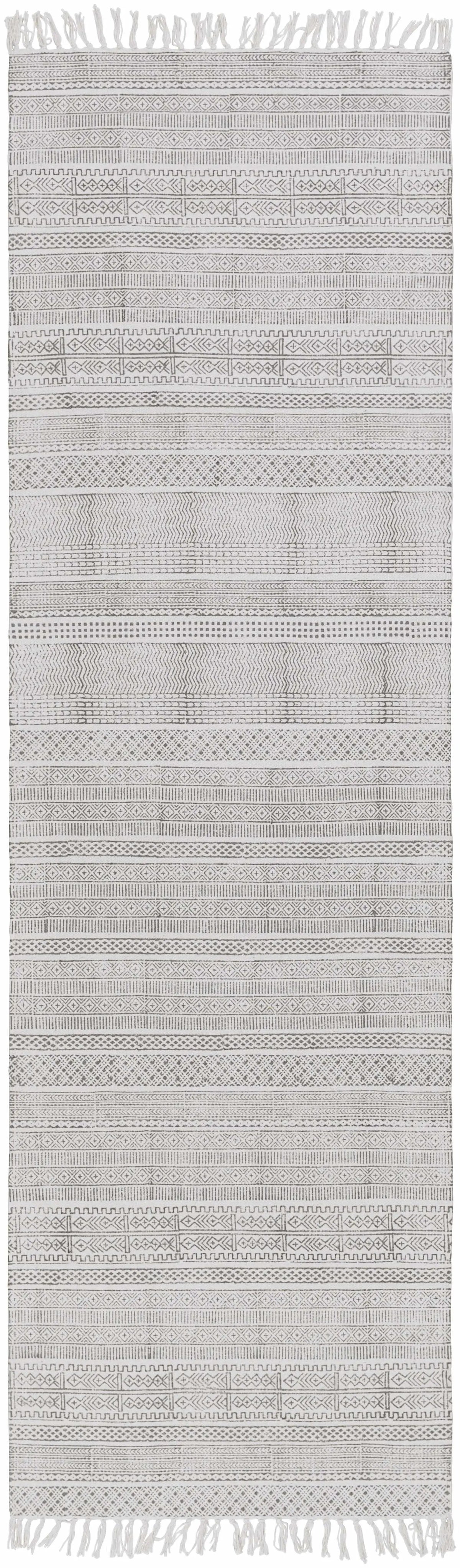 Durbin Off-White Cotton Flatweave Carpet - Clearance, photo 3 of 10