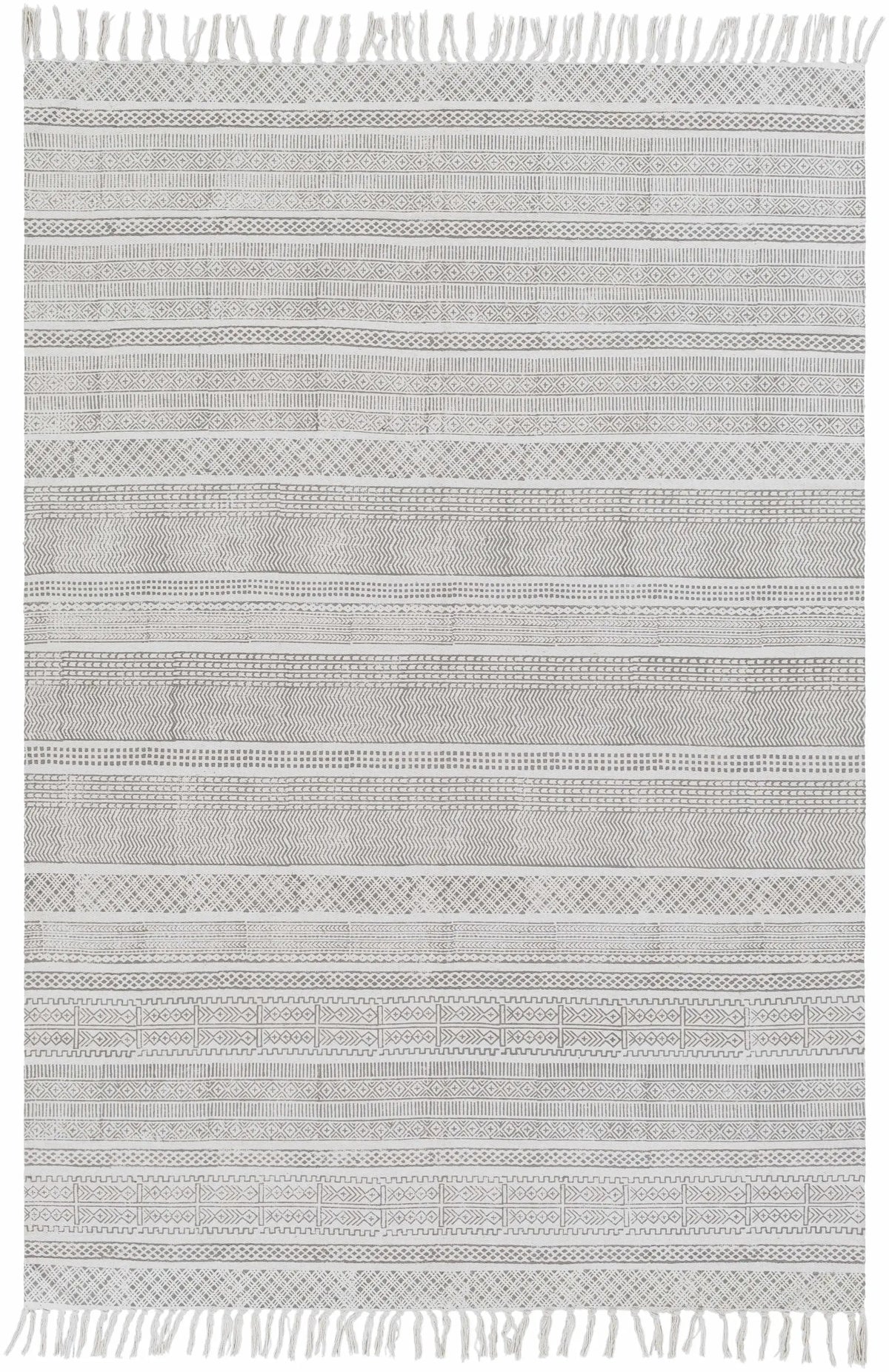 Durbin Off-White Cotton Flatweave Carpet - Clearance, photo 9 of 10