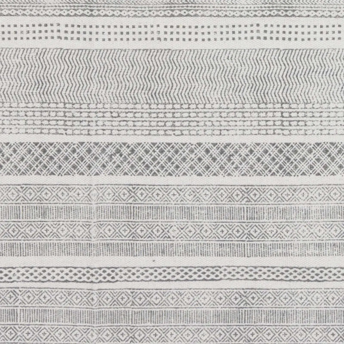 Durbin Off-White Cotton Flatweave Carpet - Clearance, sample swatch