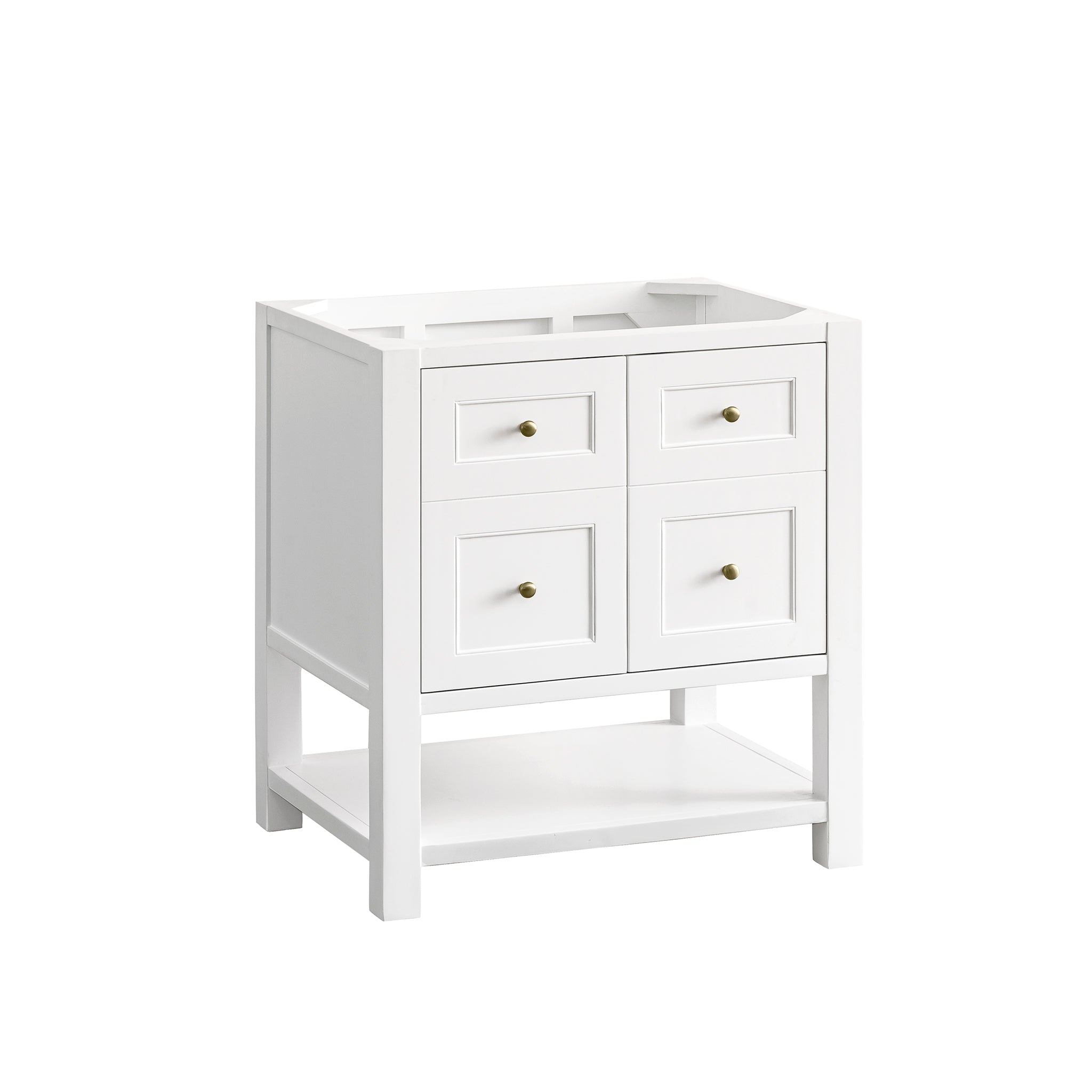 James Martin Breckenridge 30" Single Bathroom Vanity, Bright White, view 14