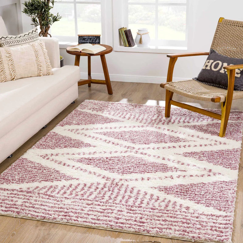 Trunding Plush in Pink Area Rug - Clearance by Boutique Rugs