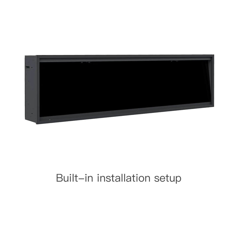 Dynasty Allegro 68-Inch Smart Linear Electric Fireplace With Remote Control [DY-BFM68] (SAK87415) by SAKSBY WHOLESALE