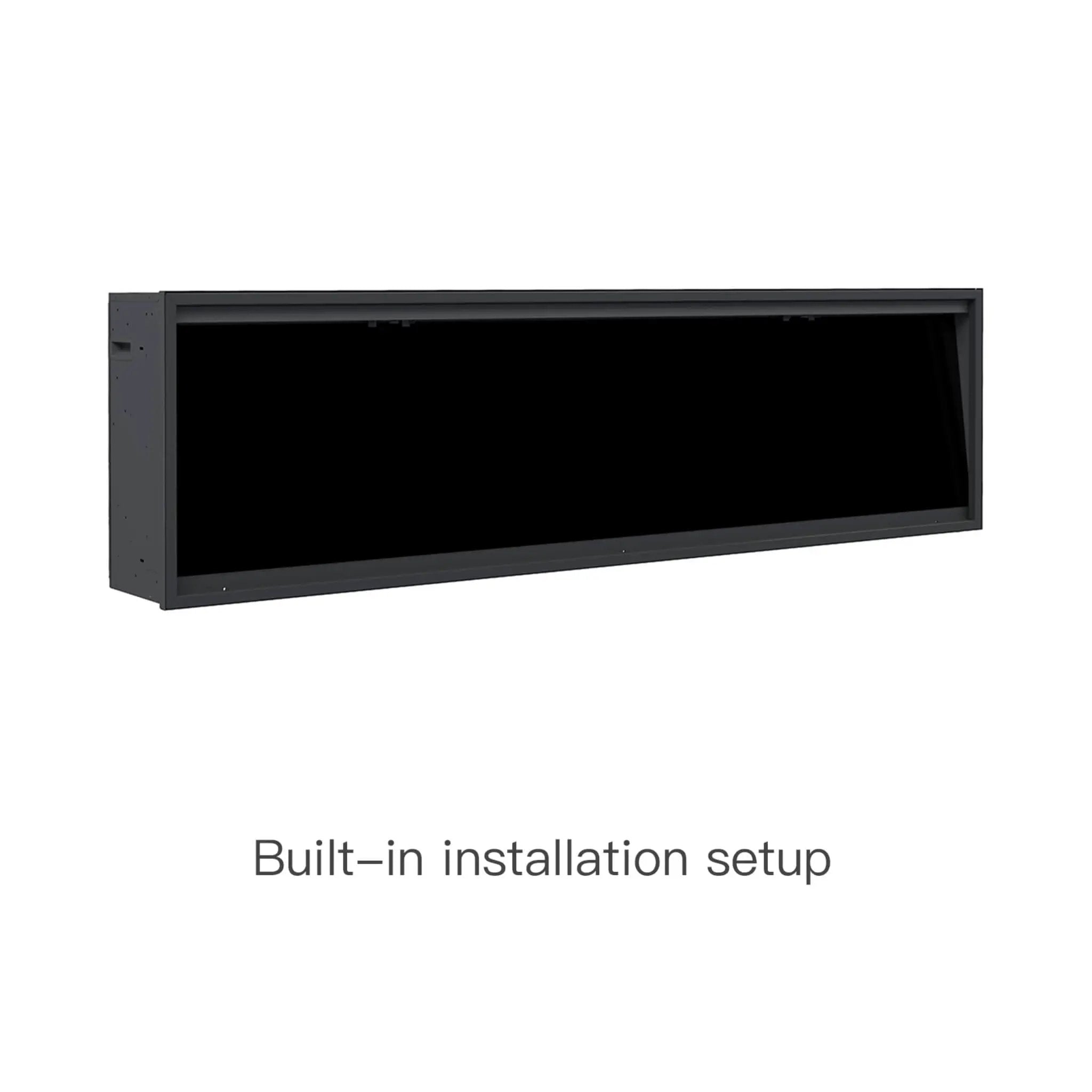 Dynasty Allegro 58-Inch Smart Linear Electric Fireplace With Heater Timer Settings [DY-BFM58] (SAK23948) by SAKSBY WHOLESALE