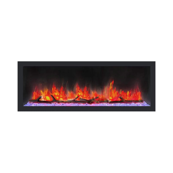 Dynasty Cascade 52-Inch Recessed Smart Linear Electric Fireplace With Dynasty App [DY-BTX52] (SAK73485)
