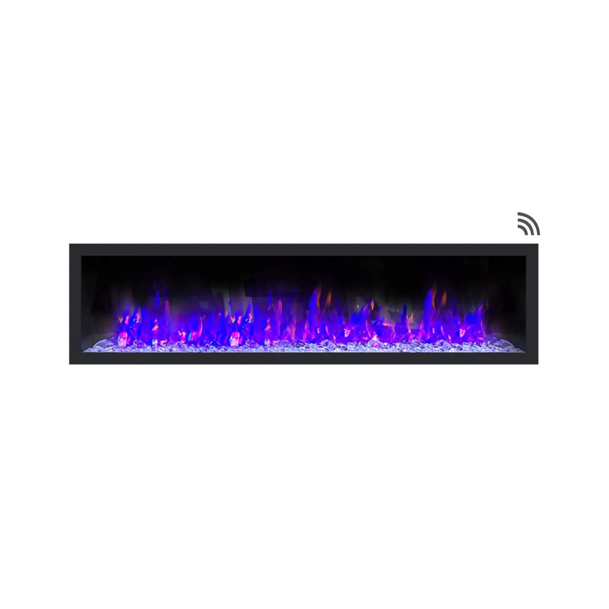 Dynasty Cascade 74-Inch Smart Linear Electric Fireplace [DY-BTX74] (SAK61984) by SAKSBY WHOLESALE