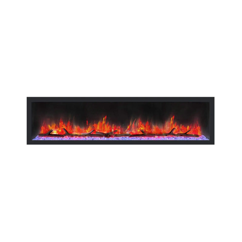 Dynasty Cascade 74-Inch Smart Linear Electric Fireplace [DY-BTX74] (SAK61984) by SAKSBY WHOLESALE