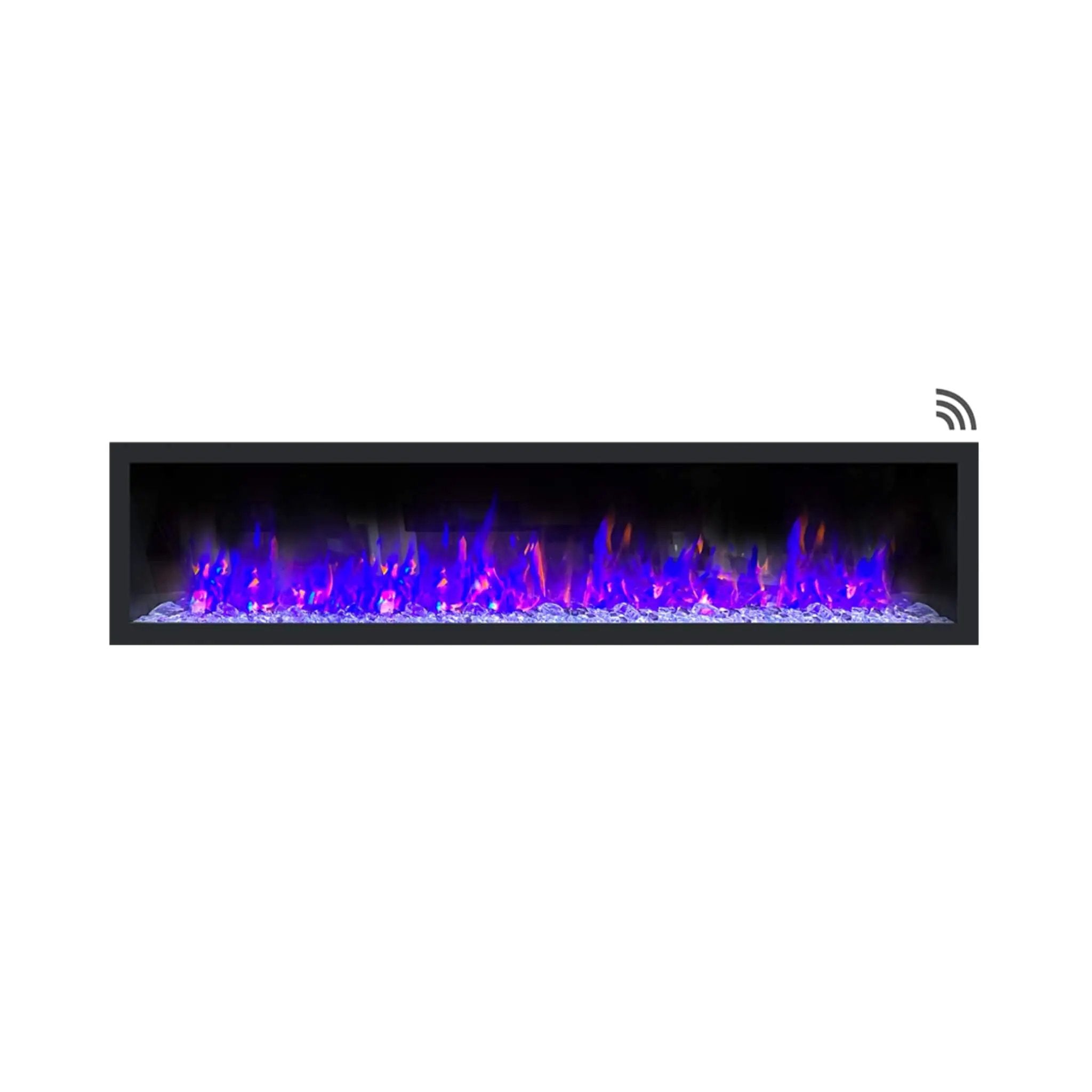 Dynasty Cascade 82-Inch Recessed Linear Electric Fireplace [DY-BTX82] (SAK30567) by SAKSBY WHOLESALE