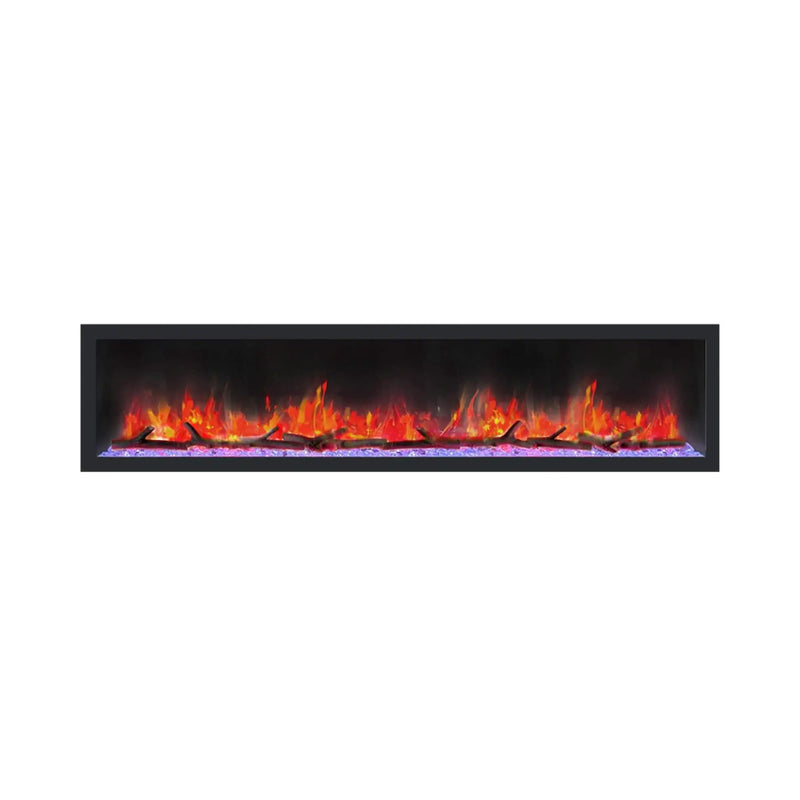 Dynasty Cascade 82-Inch Recessed Linear Electric Fireplace [DY-BTX82] (SAK30567) by SAKSBY WHOLESALE
