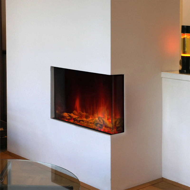 Dynasty Melody 35-Inch Multi-Sided Smart Electric Fireplace With Auto Shut Off [DY-BTS35] (SAK87490) by SAKSBY WHOLESALE