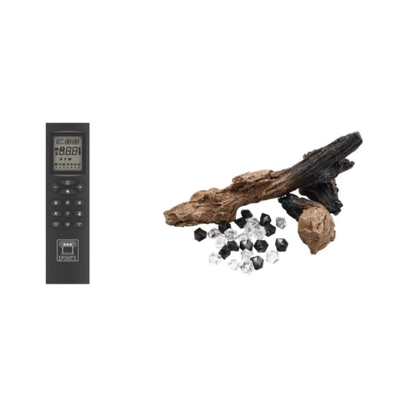 Dynasty Tempo 76-Inch Virtual Linear Electric Fireplace [DY-FVX76] (SAK84710) by SAKSBY WHOLESALE