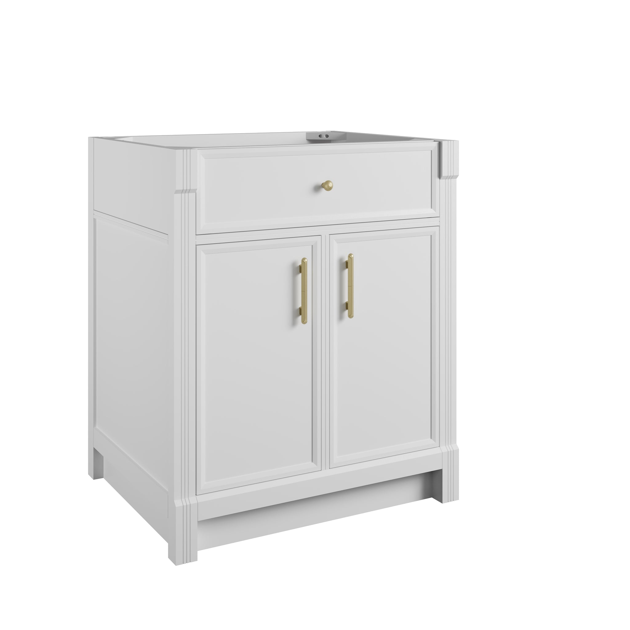 James Martin Bellshire 30" Single Bathroom Vanity, Bright White, view 14