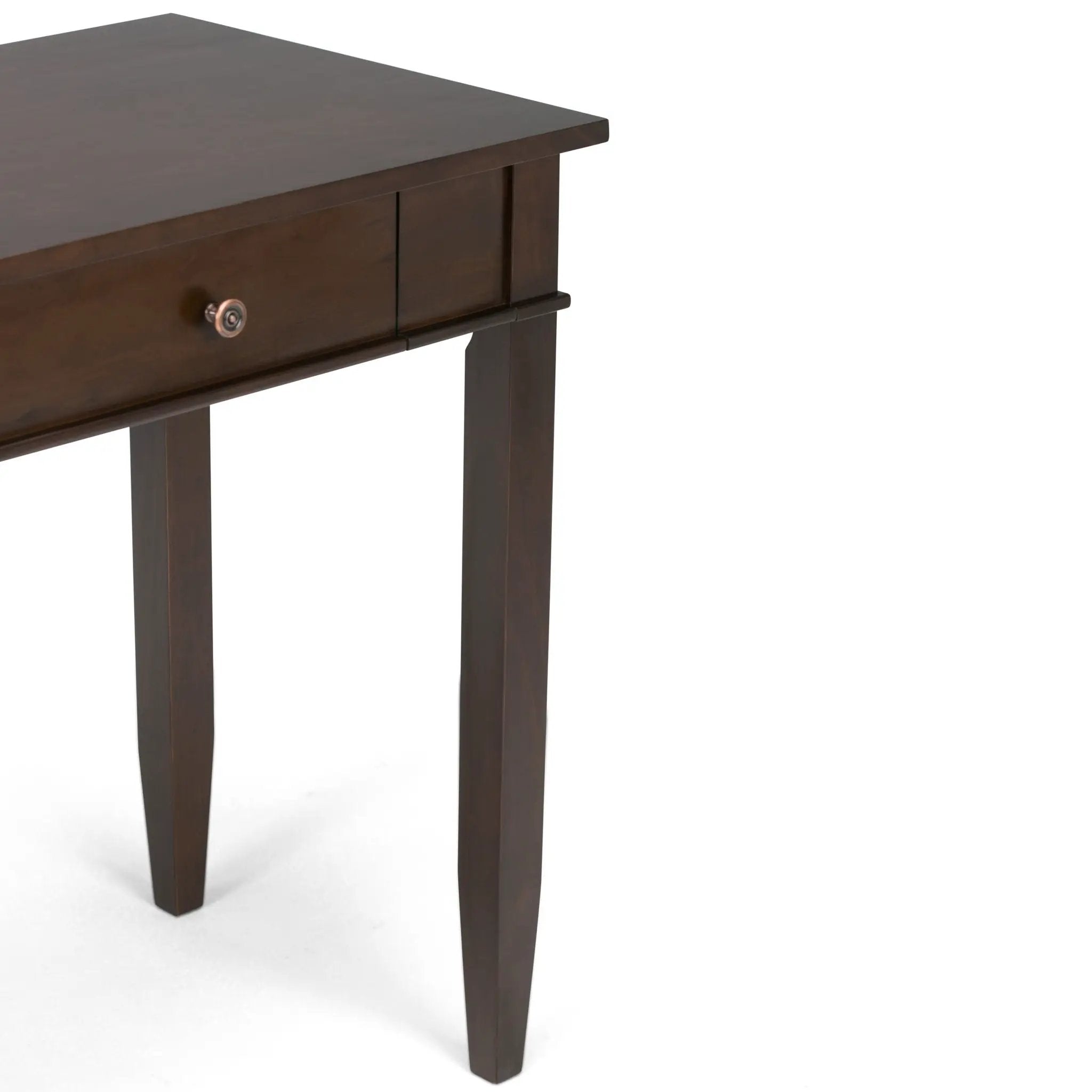 Carlton - Home Office Desk - Dark Tobacco Brown by Unique Piece Furniture