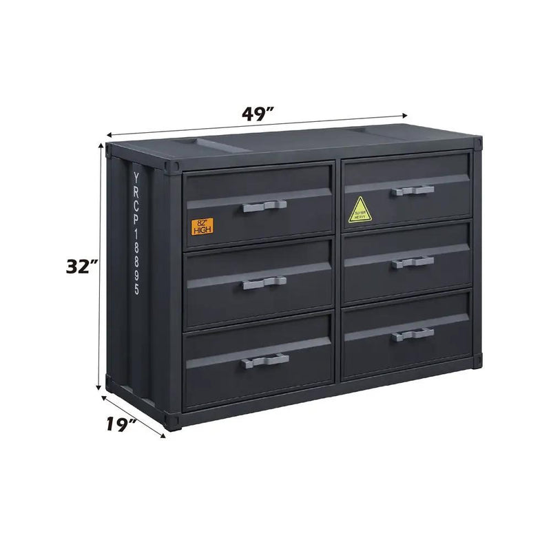 Cargo - Dresser - Gunmetal by Unique Piece Furniture