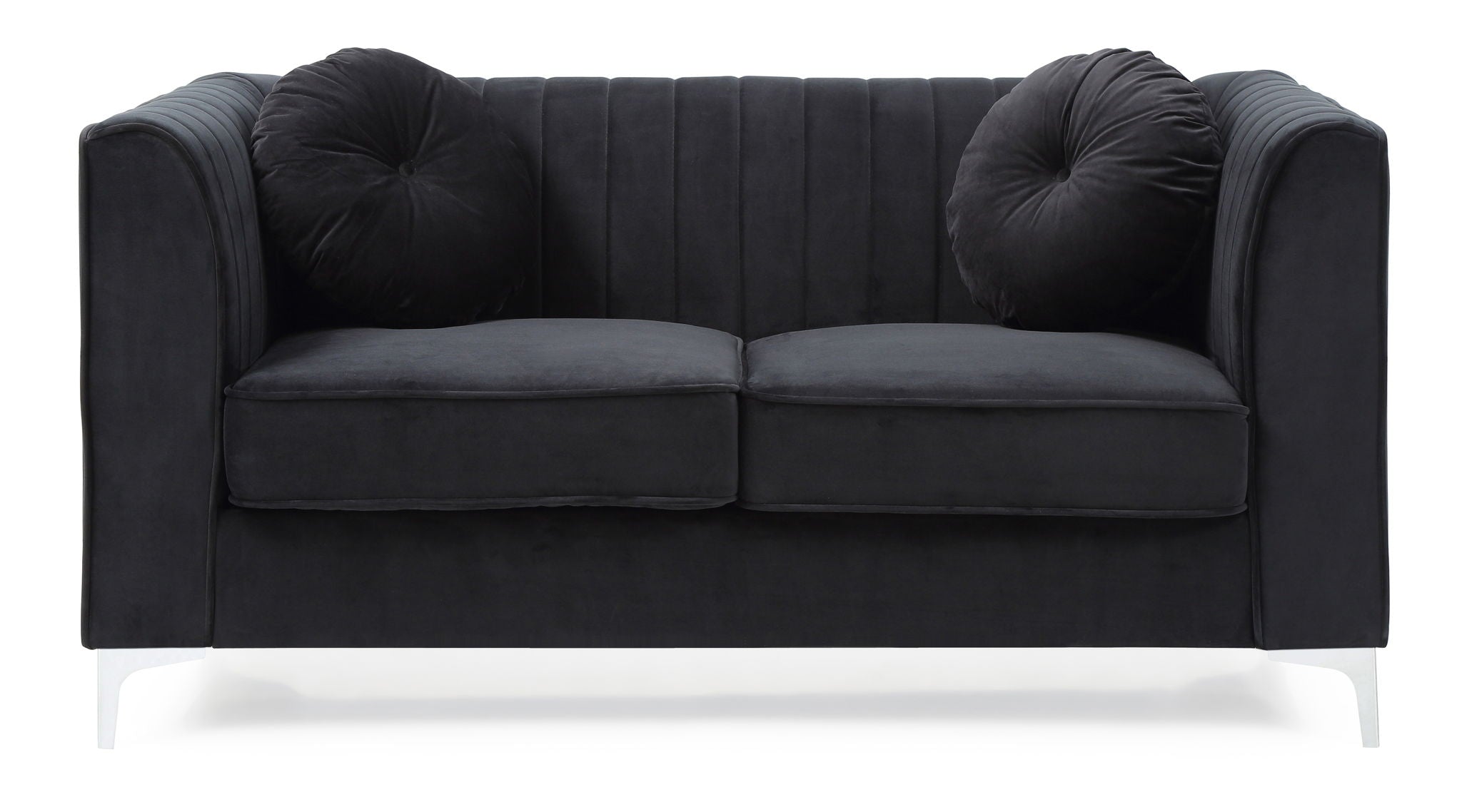 Glam Styled Micro Suede Loveseat by HouseOfZazla