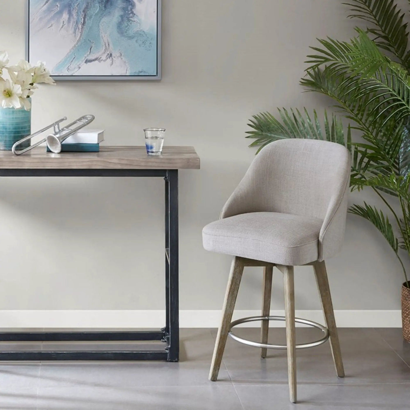 Counter Stool With Swivel Seat by Unique Piece Furniture