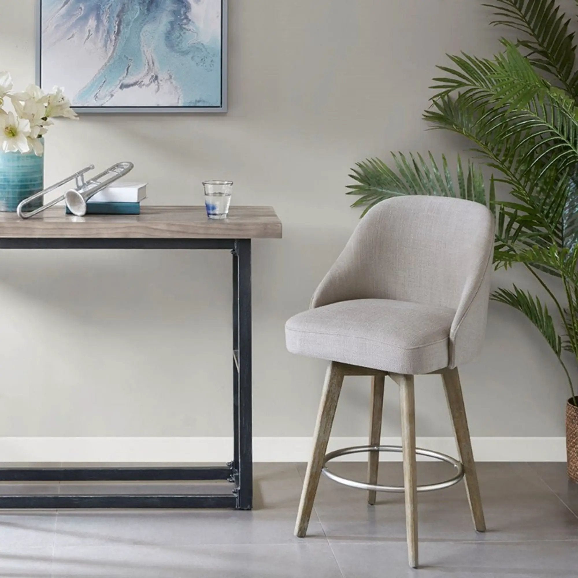 Counter Stool With Swivel Seat by Unique Piece Furniture