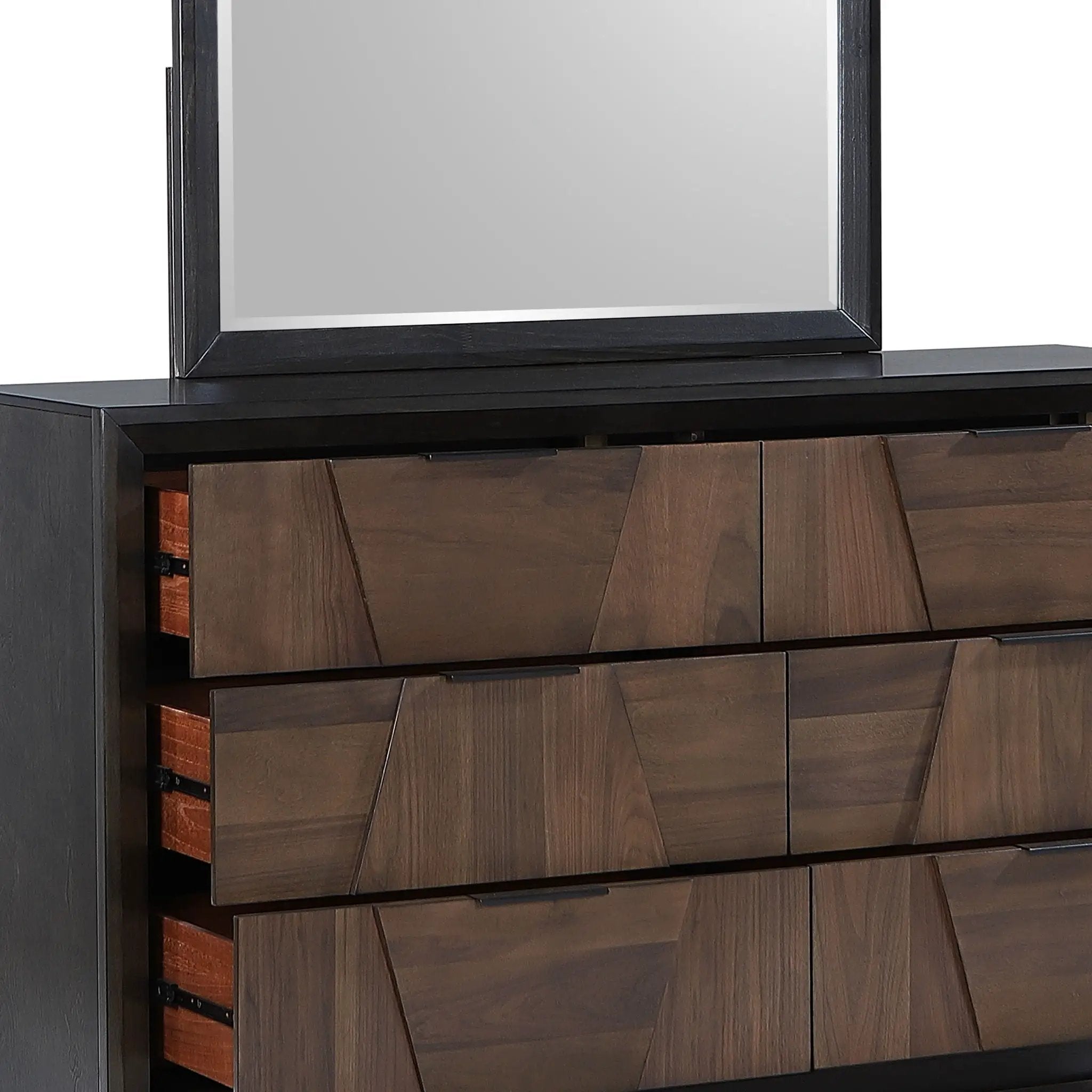 Houston - 6 Drawer Dresser - Walnut by HouseOfZazla