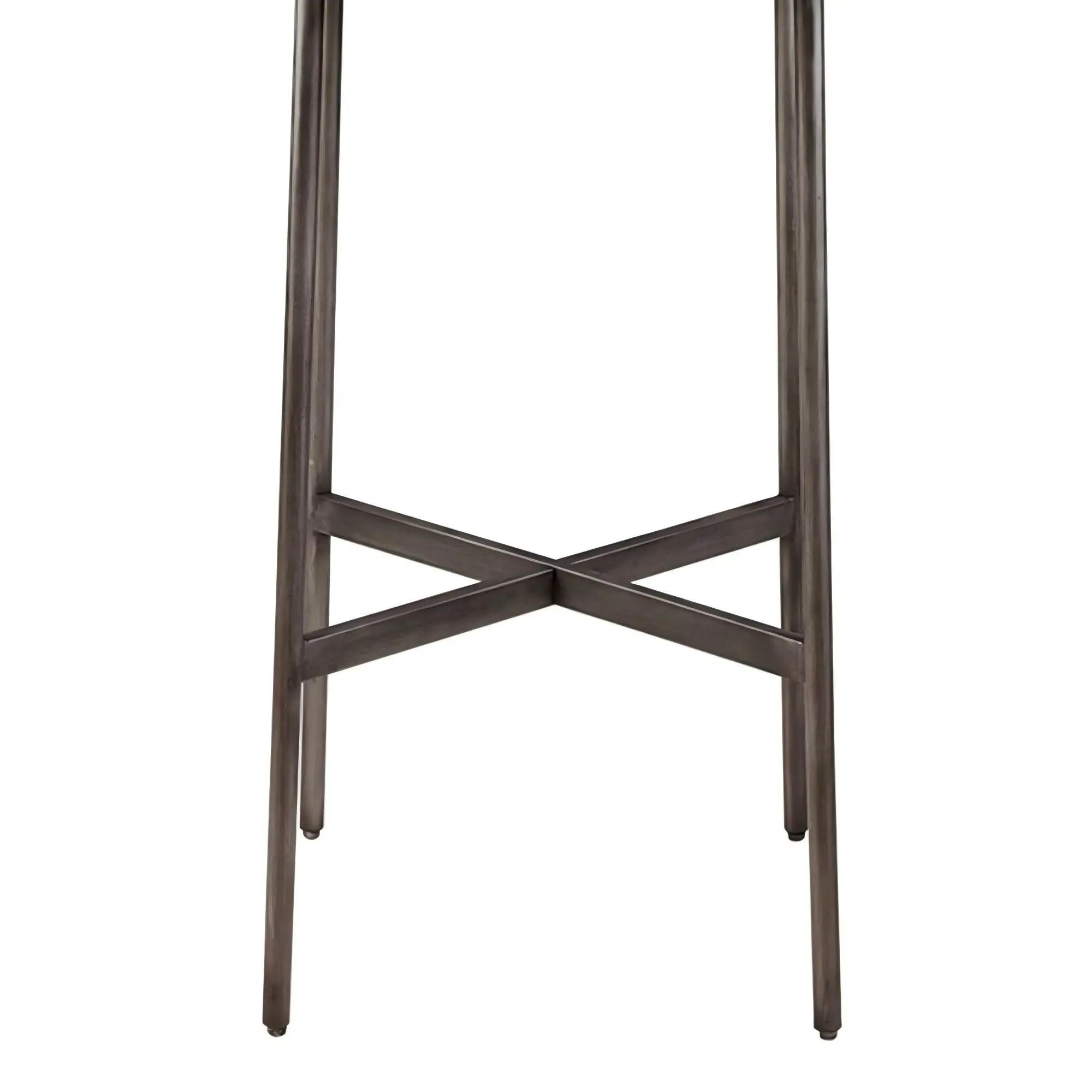 Renu - Round Bar Table With Industrial Charm - Light Brown by HouseOfZazla