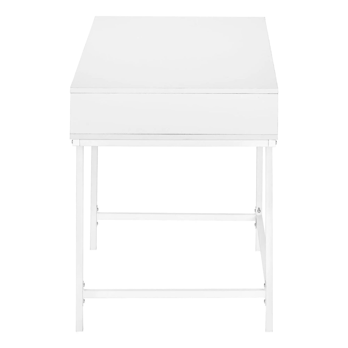 Computer Desk For Home Office, Storage Drawers, Marble Look Contemporary & Modern by Unique Piece Furniture