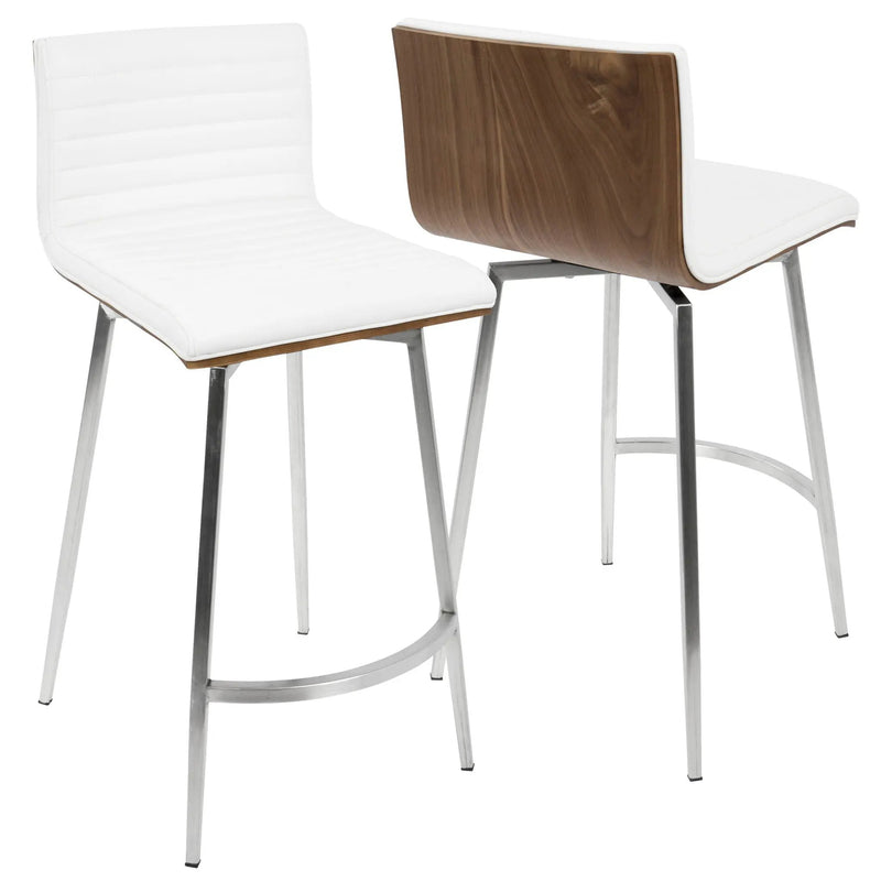 Mason - Contemporary Swivel Counter Stool (Set of 2) by Unique Piece Furniture