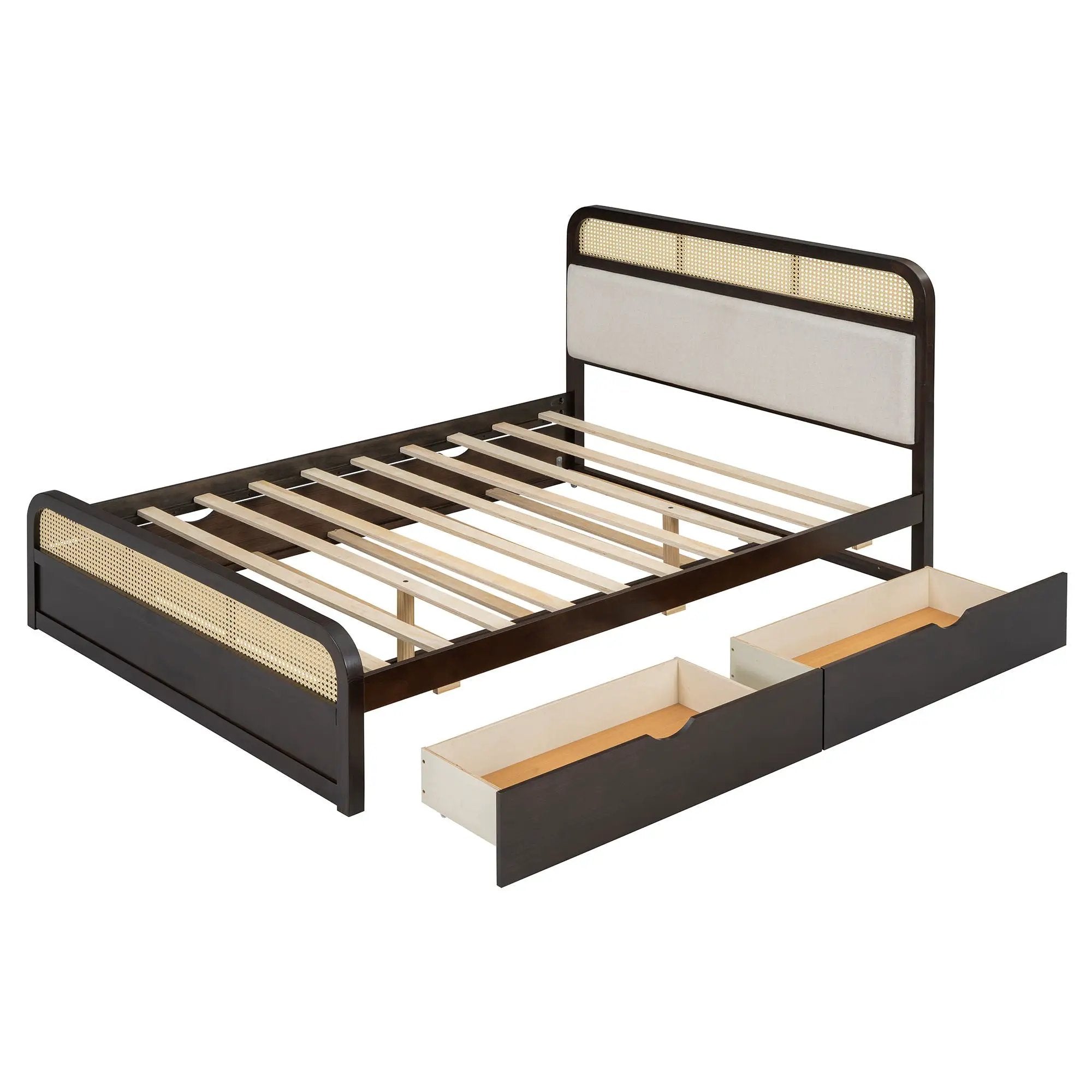 Platform Bed With Trundle And 2 Drawers by HouseOfZazla