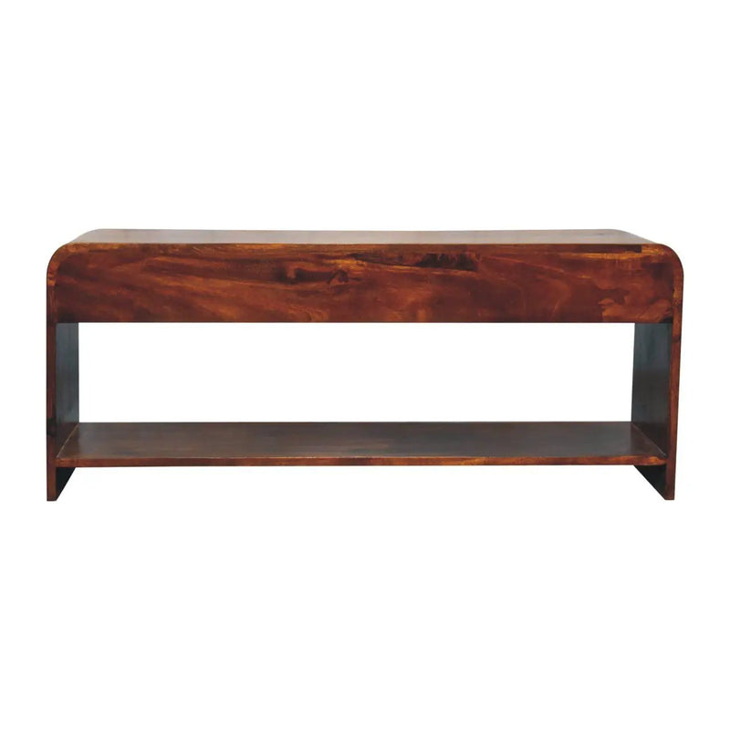 Aspen - Slim Media Unit - Dark Brown by HouseOfZazla