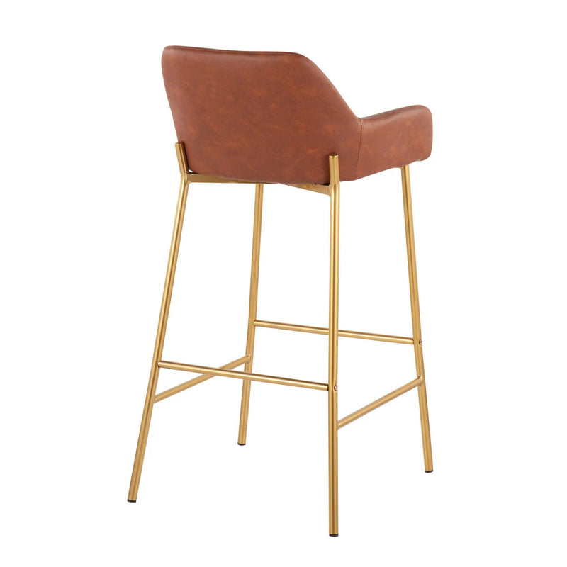Daniella - Contemporary / Glam Fixed Height Bar Stool (Set of 2) by Unique Piece Furniture