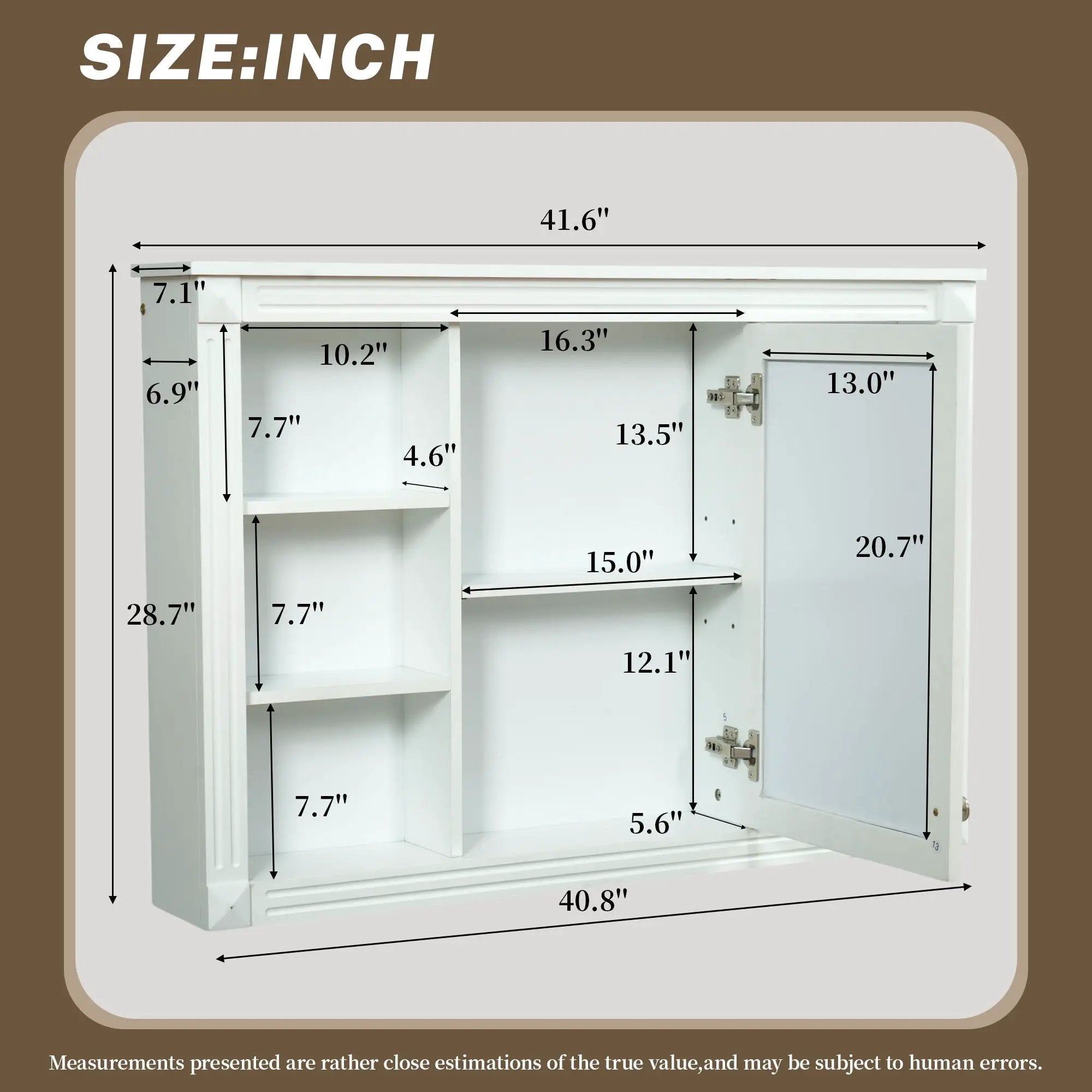 Wall Mounted Bathroom Storage Cabinet With Mirror by HouseOfZazla