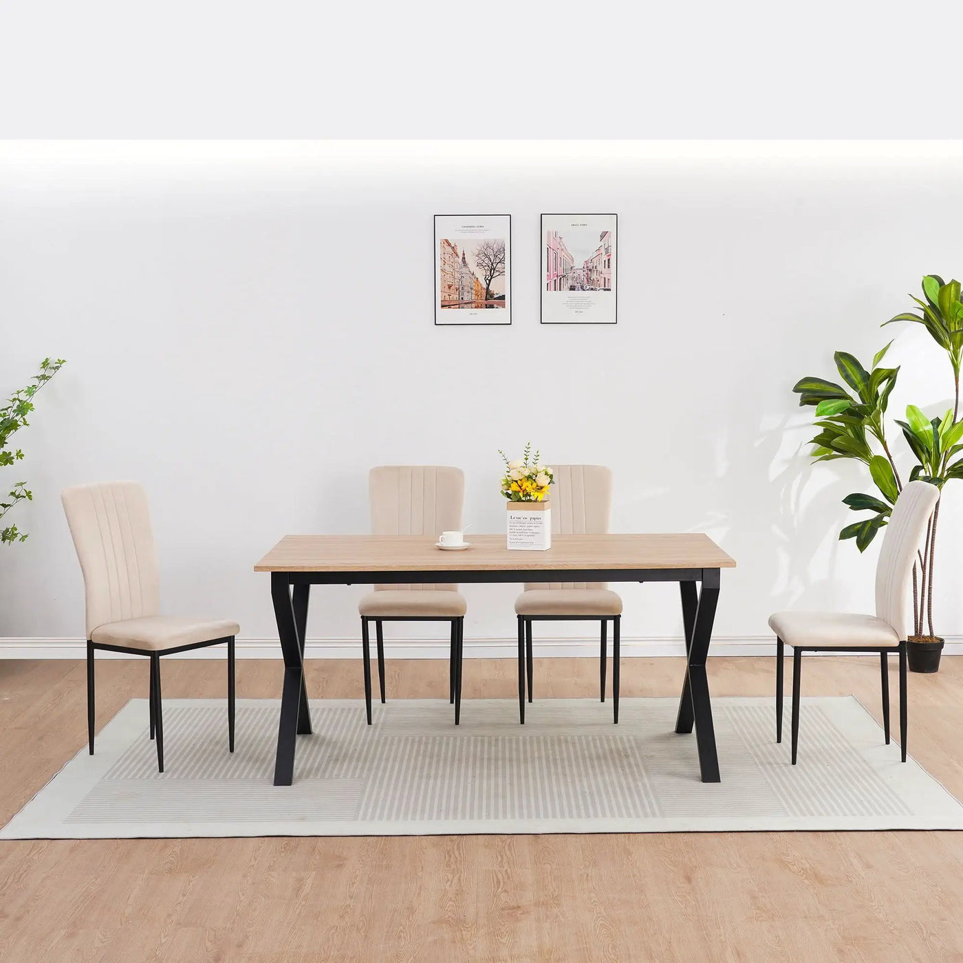 Velvet Dining Chairs For Dining Room (Set of 4) by HouseOfZazla