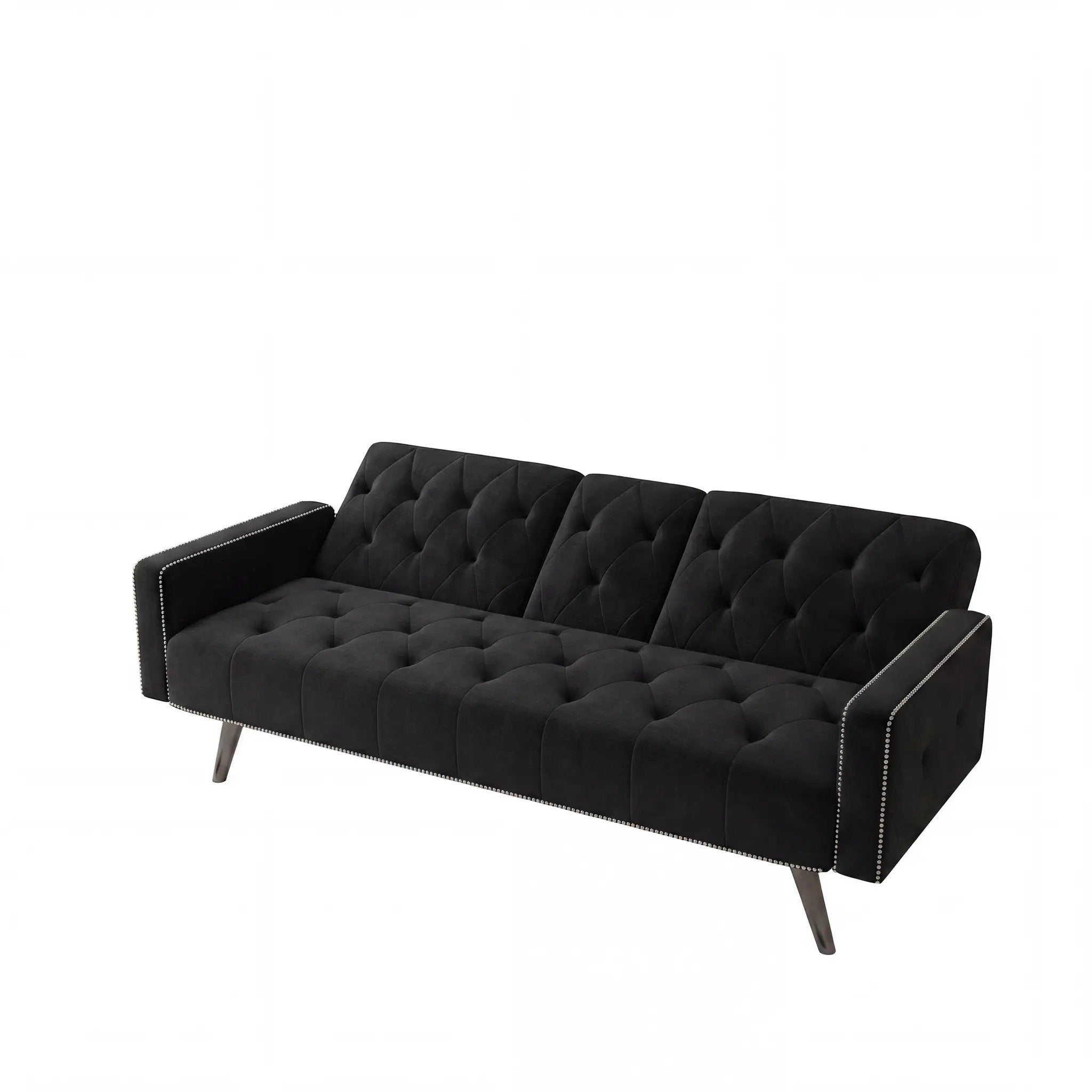 1730 Sofa Bed Armrest with Nail Head Trim by HouseOfZazla