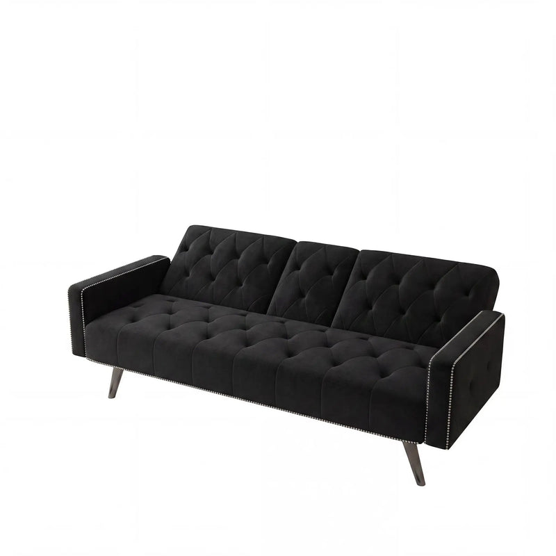 1730 Sofa Bed Armrest with Nail Head Trim by HouseOfZazla