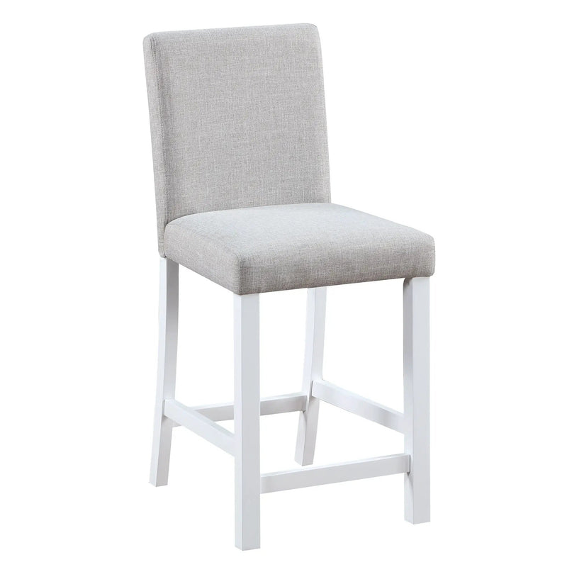 5 Piece Counter Height Table Set, Square Table And 4 Upholstered Chairs by Unique Piece Furniture