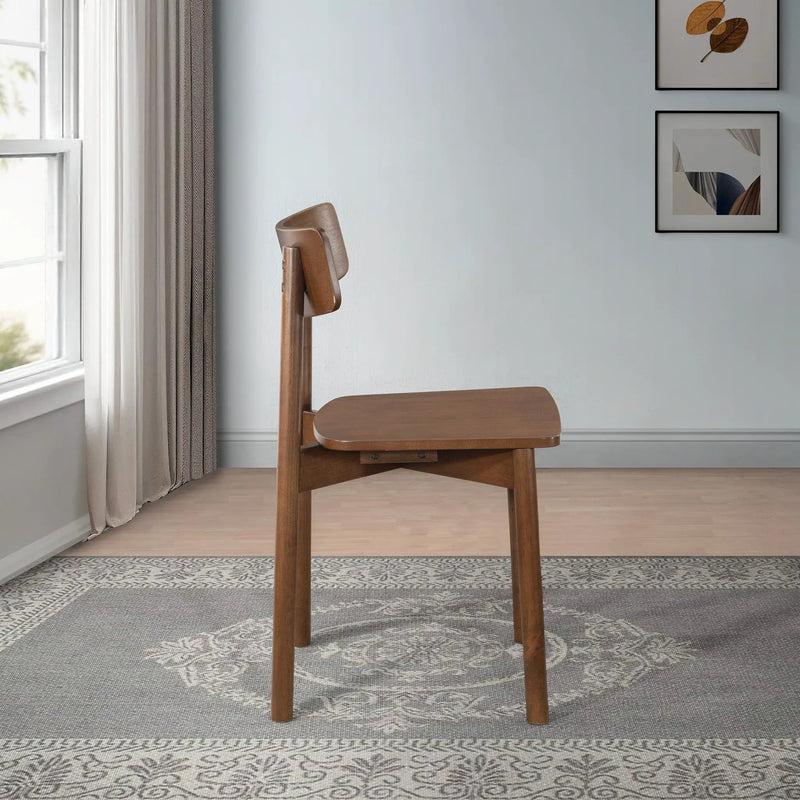 Dining Chair (Set of 2) - Rich Walnut by Unique Piece Furniture