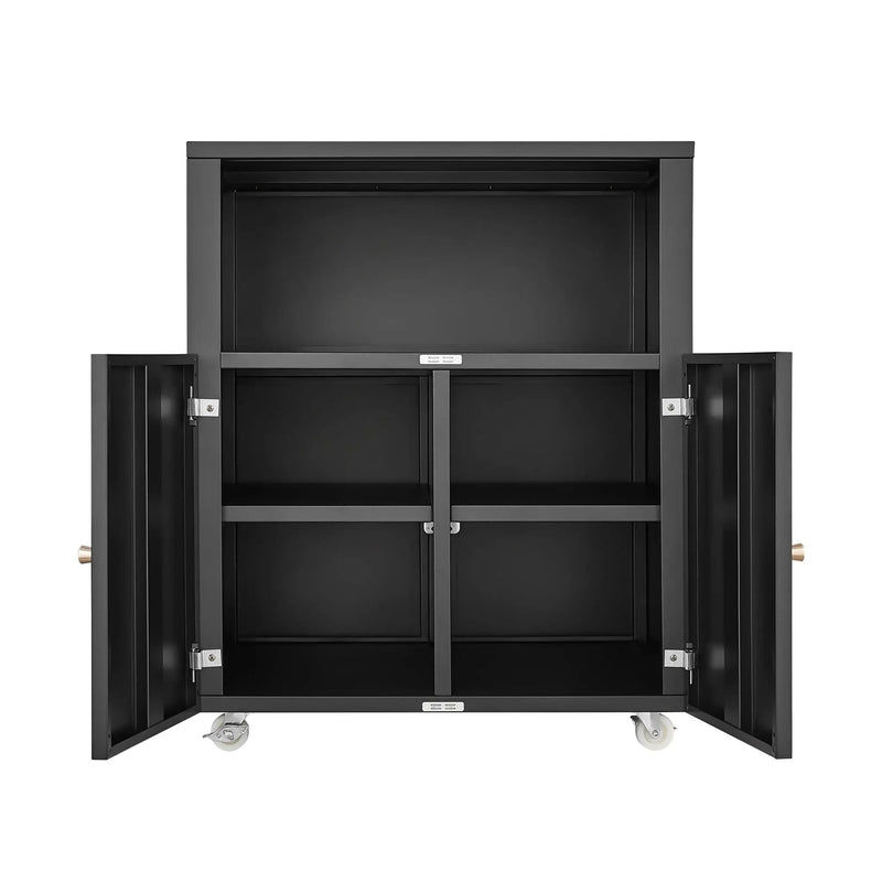 Home Office Printer Stand With Wheels And File Cabinet by HouseOfZazla