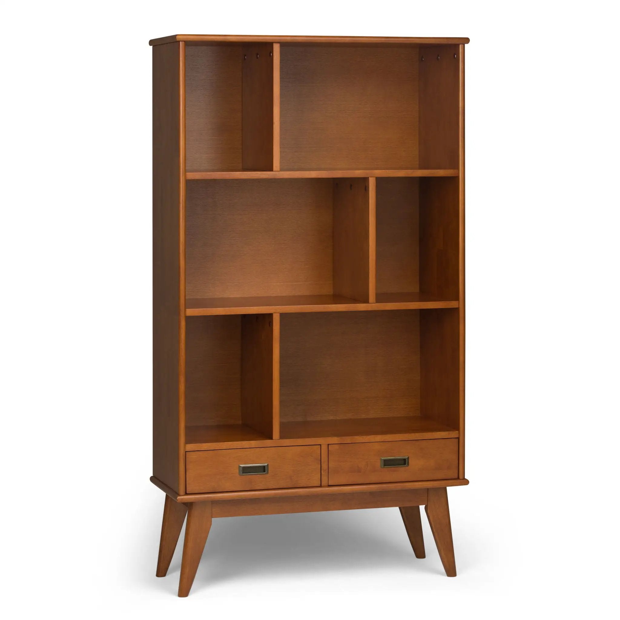 Draper - Mid Century Wide Bookcase And Storage Unit by Unique Piece Furniture