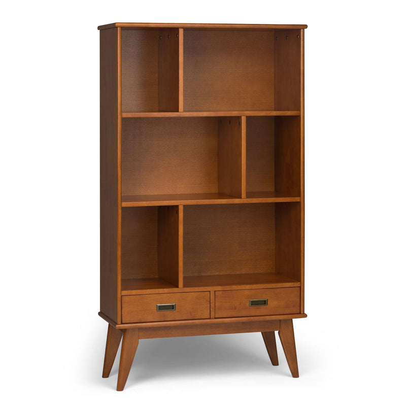 Draper - Mid Century Wide Bookcase And Storage Unit by HouseOfZazla